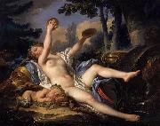 CANTARINI, Simone Reclining Bacchante Playing the Cymbals oil